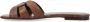 Saint Laurent Bruine Hagedis Sandaal Gesloten Teen Brown Dames - Thumbnail 3