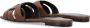 Saint Laurent Bruine Hagedis Sandaal Gesloten Teen Brown Dames - Thumbnail 4
