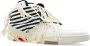 Saint Laurent Smith Leren Sneakers met Geperforeerd Detail White Dames - Thumbnail 2