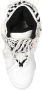 Saint Laurent Smith Leren Sneakers met Geperforeerd Detail White Dames - Thumbnail 4