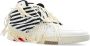 Saint Laurent Witte Leren Sneakers met Geperforeerde Details White Heren - Thumbnail 2