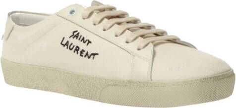 Saint Laurent Stijlvolle Sneakers voor Mannen en Vrouwen White Dames - Foto 8
