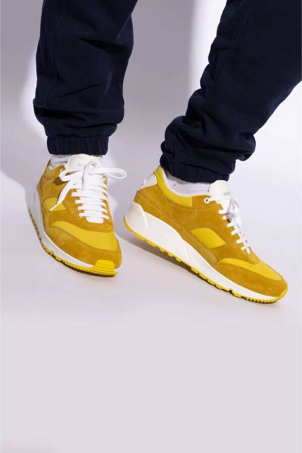 Saint Laurent Sneakers met logo Yellow Heren