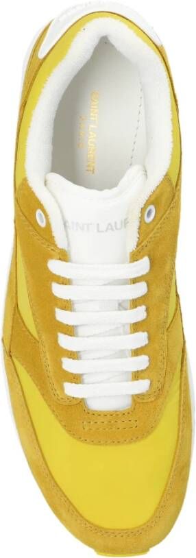 Saint Laurent Sneakers met logo Yellow Heren