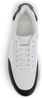 Saint Laurent Sneakers met suède paneel en logo