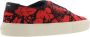 Saint Laurent Verhoog je sneaker game Rood Heren - Thumbnail 4