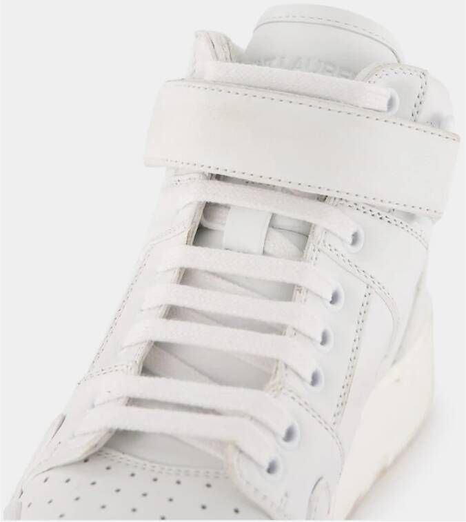 Saint Laurent Sneakers van Gewassen Leer met Klittenband