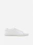 Saint Laurent Logo-gegraveerde lage sneakers White Heren - Thumbnail 2