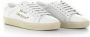 Saint Laurent Italiaanse leren sneakers voor heren White Heren - Thumbnail 4