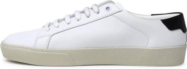 Saint Laurent Witte Sneakers met Swen Inscriptie White Heren - Foto 7