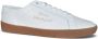 Saint Laurent Klassieke witte kalfsleren sneakers White Heren - Thumbnail 2