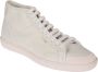 Saint Laurent Wit Roze Logo Mid-Top Sneakers White Heren - Thumbnail 2