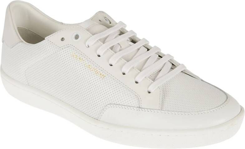 Saint Laurent Witte Sneakers Wit Heren