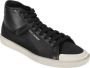 Saint Laurent Luxe Zijden Sneakers voor Heren Black Heren - Thumbnail 2