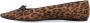 Saint Laurent Stijlvolle Leo Ballerina met Strikdetail Brown Dames - Thumbnail 3