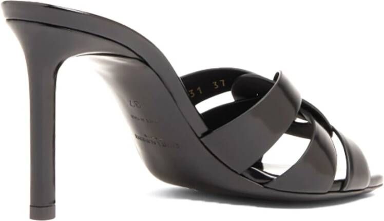 Saint Laurent Stijlvolle Muiltjes voor Trendy Vrouwen Black Dames
