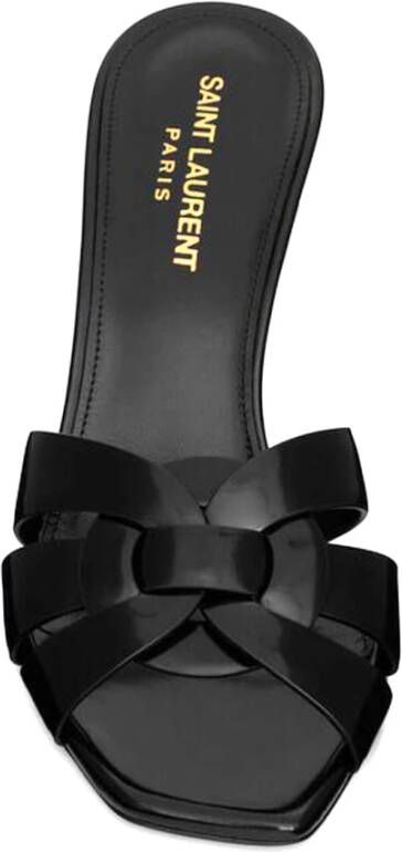 Saint Laurent Stijlvolle Muiltjes voor Trendy Vrouwen Black Dames