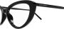 Saint Laurent Stijlvolle Zwarte Leren Sneakers - Thumbnail 2