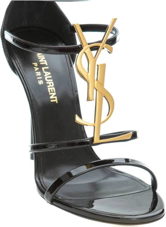 Saint Laurent Stijlvolle Zwarte Sandalen
