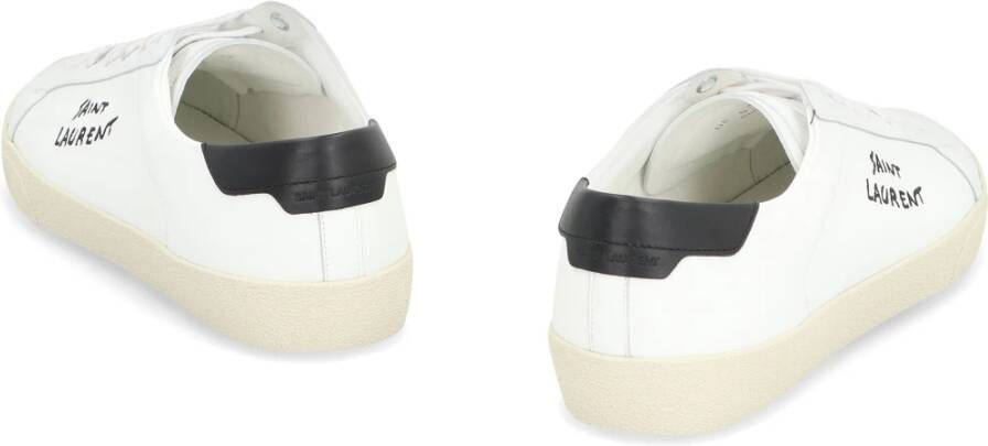 Saint Laurent Court Classic Sl 06 Embroidered Sneakers White Heren