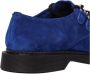 Saint Laurent Suede Derbies Veterschoenen Mannen Blue Heren - Thumbnail 7