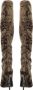 Saint Laurent Talia Velvet Laarzen Brown Dames - Thumbnail 3