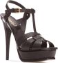 Saint Laurent Stijlvolle Sandalen voor Zomeroutfits Black Dames - Thumbnail 4