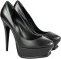 Saint Laurent Tripon Zwart Leren Regular Fit Pumps Black Dames - Thumbnail 2