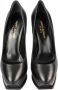 Saint Laurent Tripon Zwart Leren Regular Fit Pumps Black Dames - Thumbnail 4