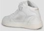 Saint Laurent Versleten Leren Lax Sneakers White Heren - Thumbnail 4