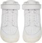 Saint Laurent Witte Leren Sneakers met Klittenbandsluiting White Heren - Thumbnail 4