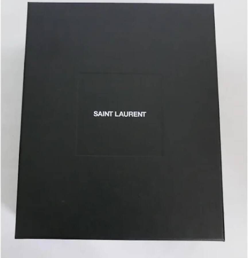 Saint Laurent Vintage Pre-owned Leather heels Black Dames