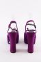 Saint Laurent Vintage Pre-owned Suede heels Purple Dames - Thumbnail 2