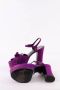 Saint Laurent Vintage Pre-owned Suede heels Purple Dames - Thumbnail 6