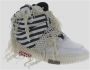 Saint Laurent Witte Leren Fringed Sneaker White Heren - Thumbnail 2