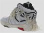 Saint Laurent Witte Leren Fringed Sneaker White Heren - Thumbnail 3