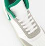 Saint Laurent Witte Leren Sneakers met Groene Stof Multicolor Heren - Thumbnail 6