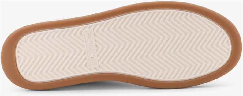 Saint Laurent Witte Sneakers met Logo Patch