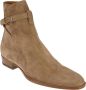 Saint Laurent Leren Jodhpur laarzen met gespsluiting Beige Dames - Thumbnail 4