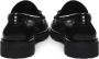 Saint Laurent Zwarte Almond Tip Monogram Loafers Black Heren - Thumbnail 4