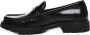 Saint Laurent Zwarte Almond Tip Monogram Loafers Black Heren - Thumbnail 5