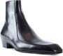 Saint Laurent Zwarte Enkellaarzen Elegante Stijl - Thumbnail 2