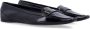 Saint Laurent Zwarte Gesloten Ballerina's met Gouden Accenten Black Dames - Thumbnail 2