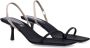 Saint Laurent Zwarte Gesloten Neus Sandalen Elegante Stijl Black Dames - Thumbnail 2