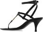 Saint Laurent Zwarte hak sandalen voor vrouwen - Thumbnail 2