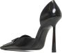 Saint Laurent Zwarte Leren DOrsay Pumps met Stiletto Hak Black Dames - Thumbnail 2