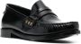 Saint Laurent Zwarte Leren Penny-Slot Loafers Black Dames - Thumbnail 4