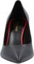 Saint Laurent Zwarte Leren Pumps met Puntige Neus - Thumbnail 2
