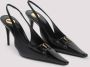 Saint Laurent Zwarte Leren Pumps voor Vrouwen - Thumbnail 2