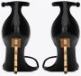 Saint Laurent Opyum hoge hakken sandalen Black Dames - Thumbnail 14